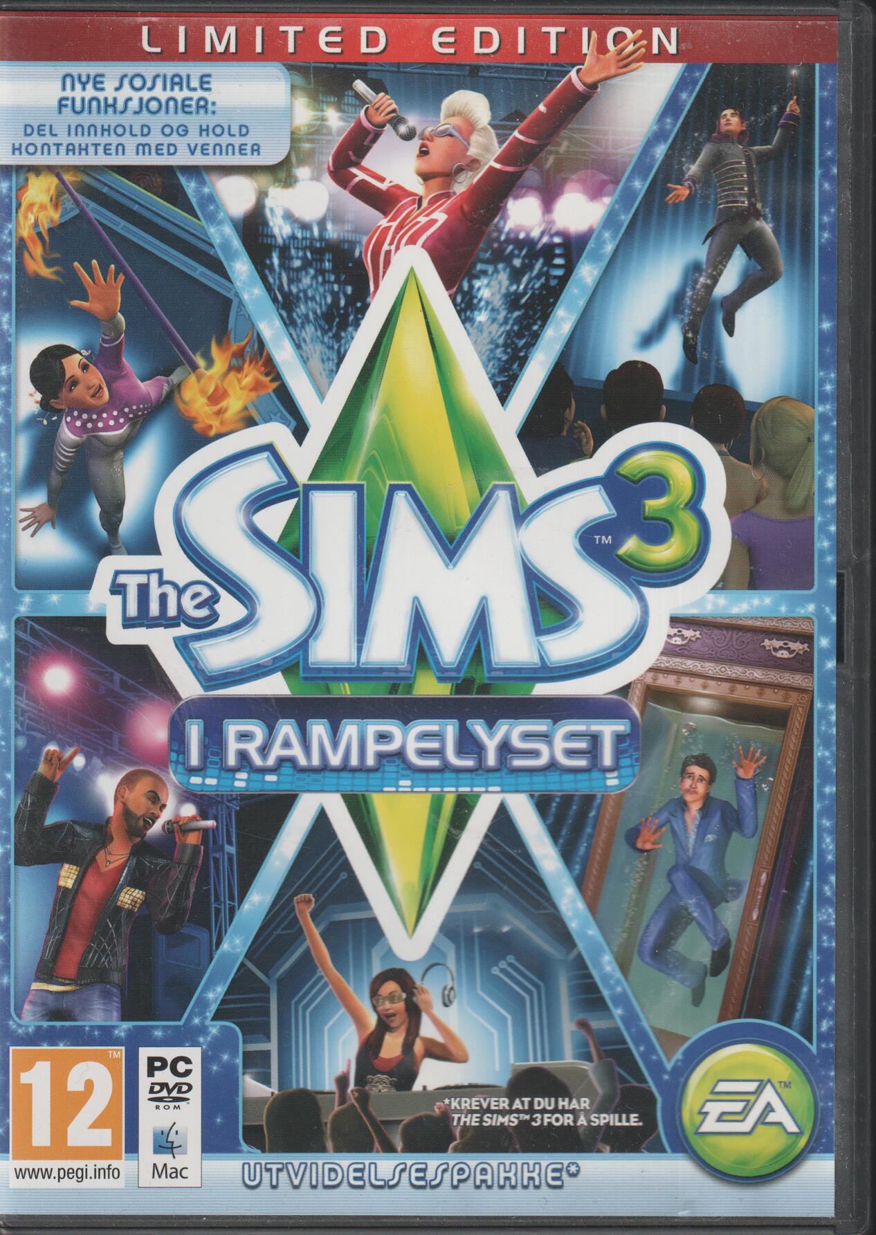 The Sims 3: I Rampelyset (Limited Edition). PC-spill.