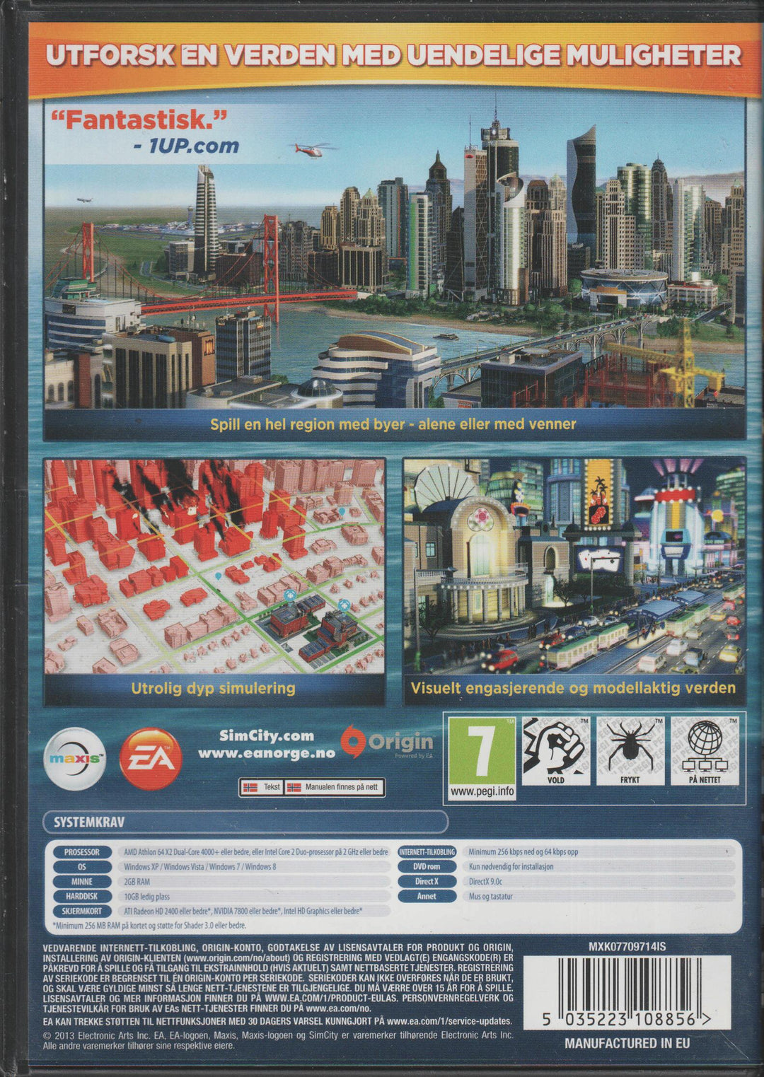 SimCity (2013). PC-spill.