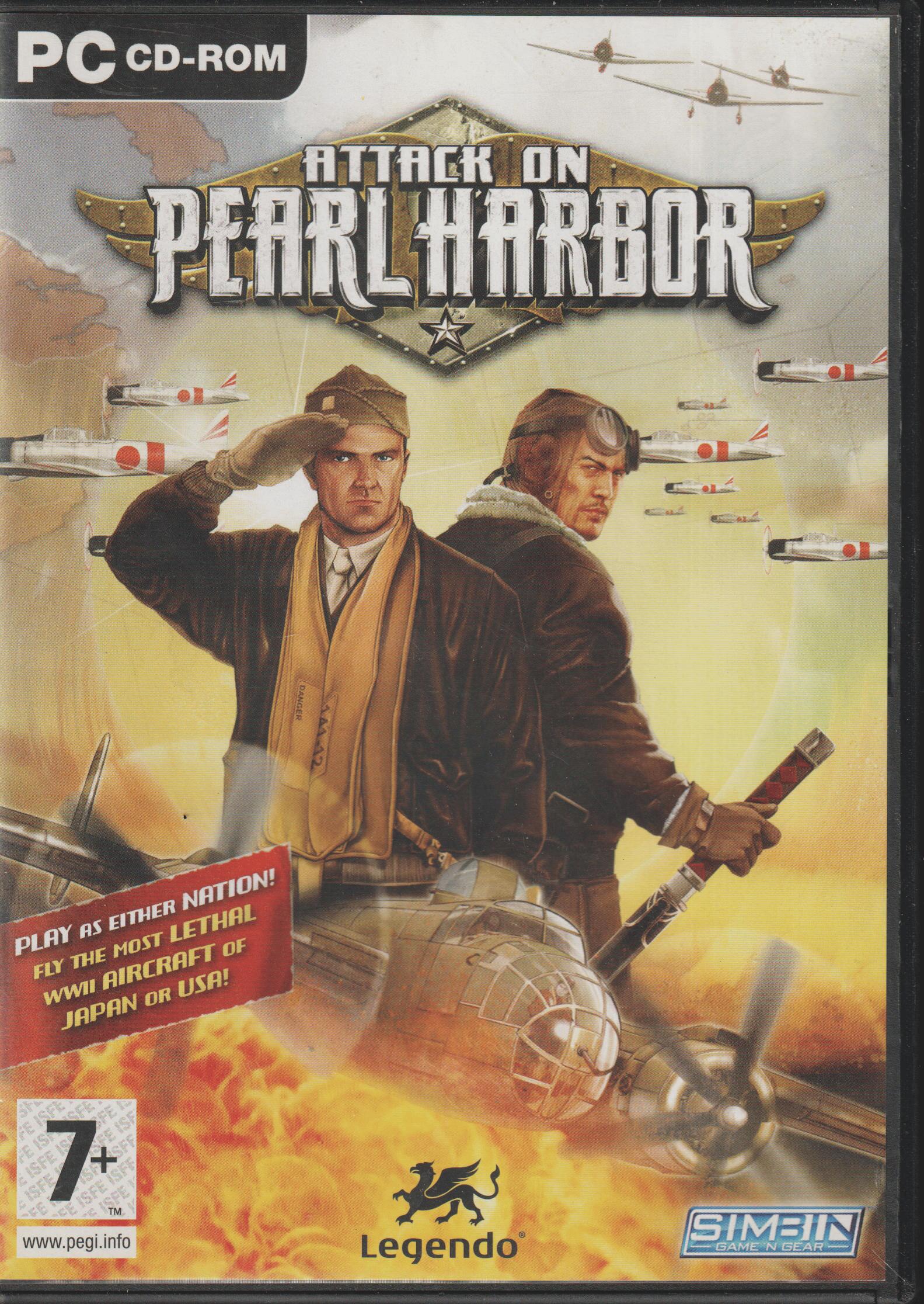 Attack on Pearl Harbor. PC-spill.