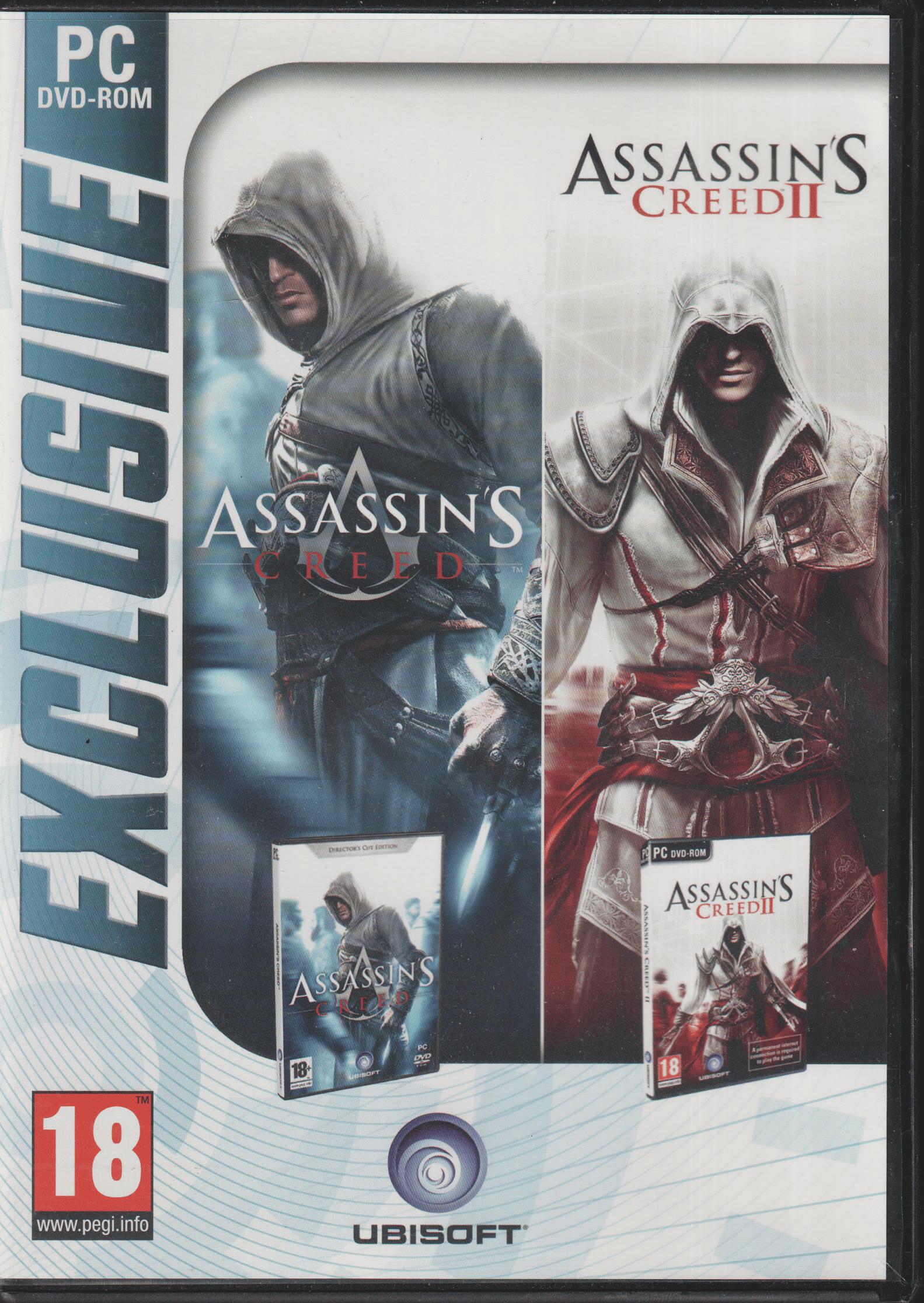 Assassin's Creed + Assassin's Creed II Exclusive. PC-spill.