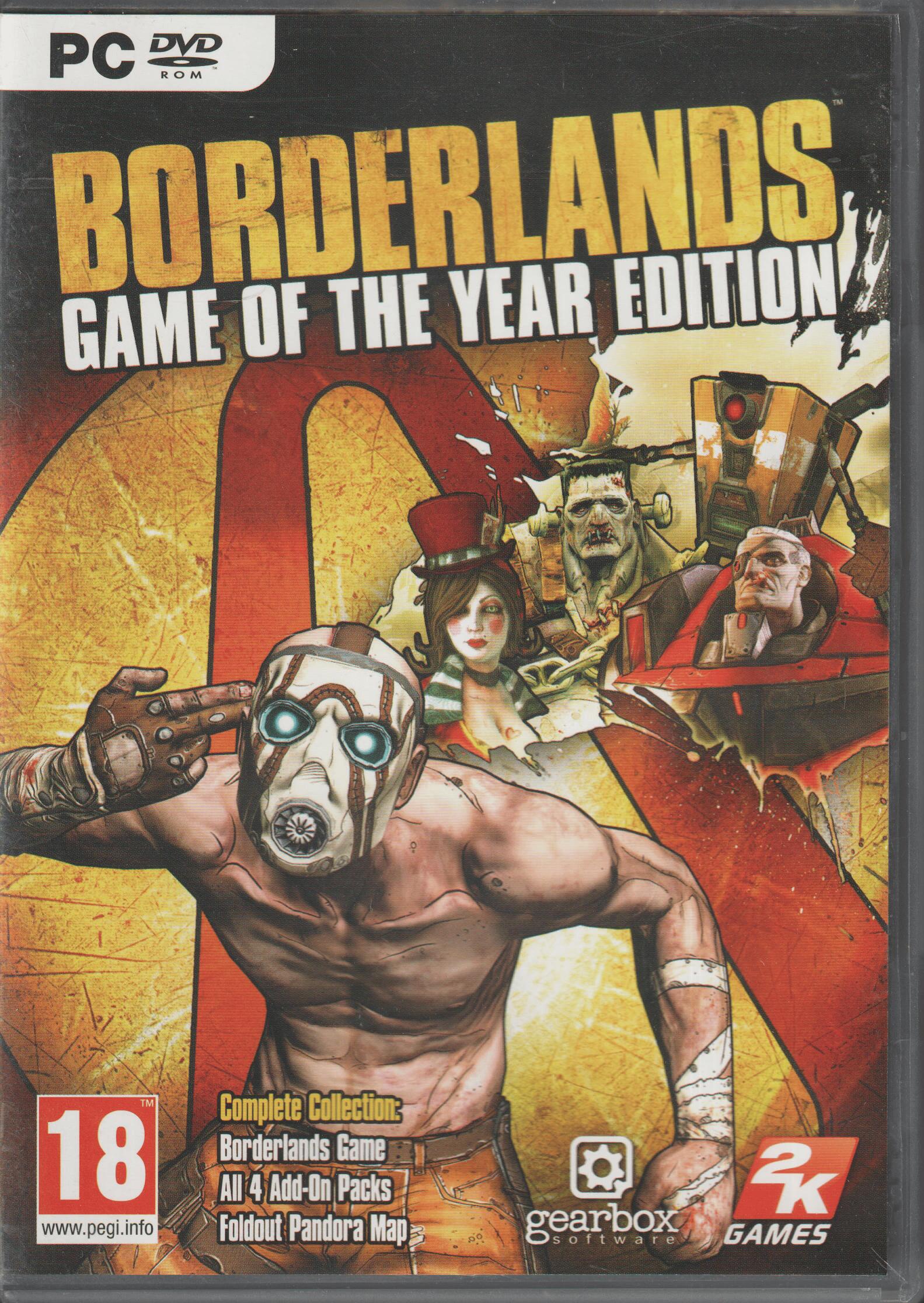 Borderlands: Game of the Year Edition. PC-spill.