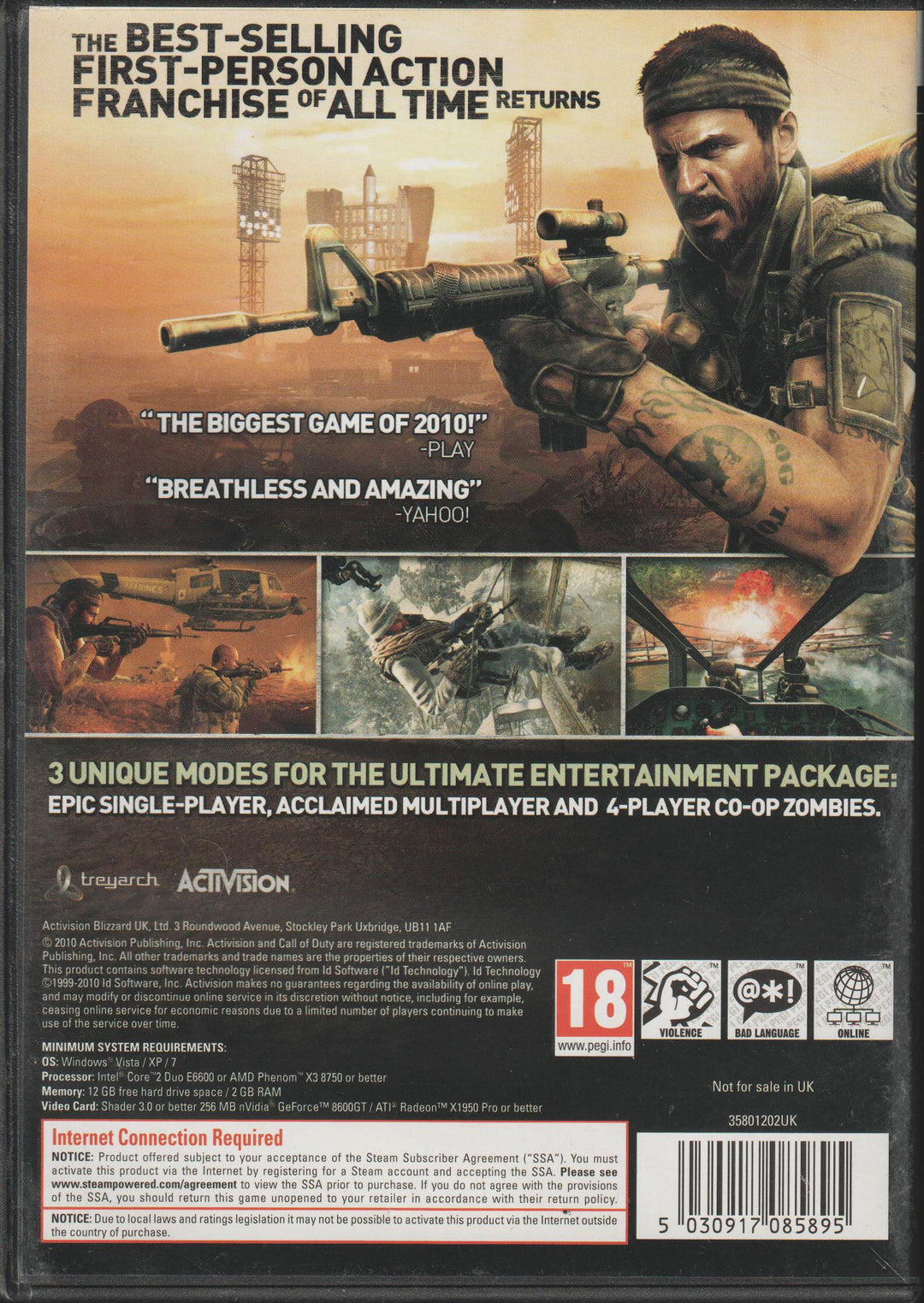Call of Duty: Black Ops. PC-spill.