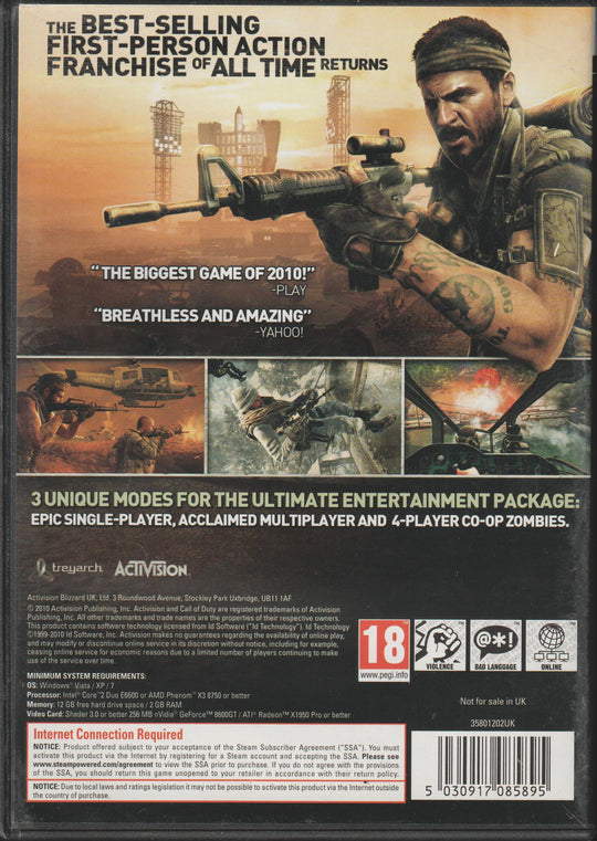 Call of Duty: Black Ops. PC-spill.
