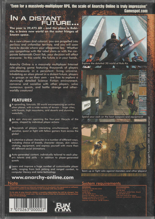 Anarchy Online. PC-spill.