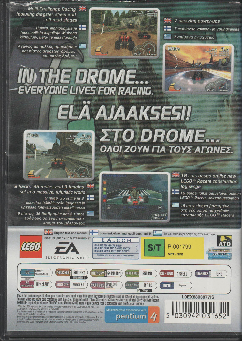 LEGO Drome Racers. PC-spill.