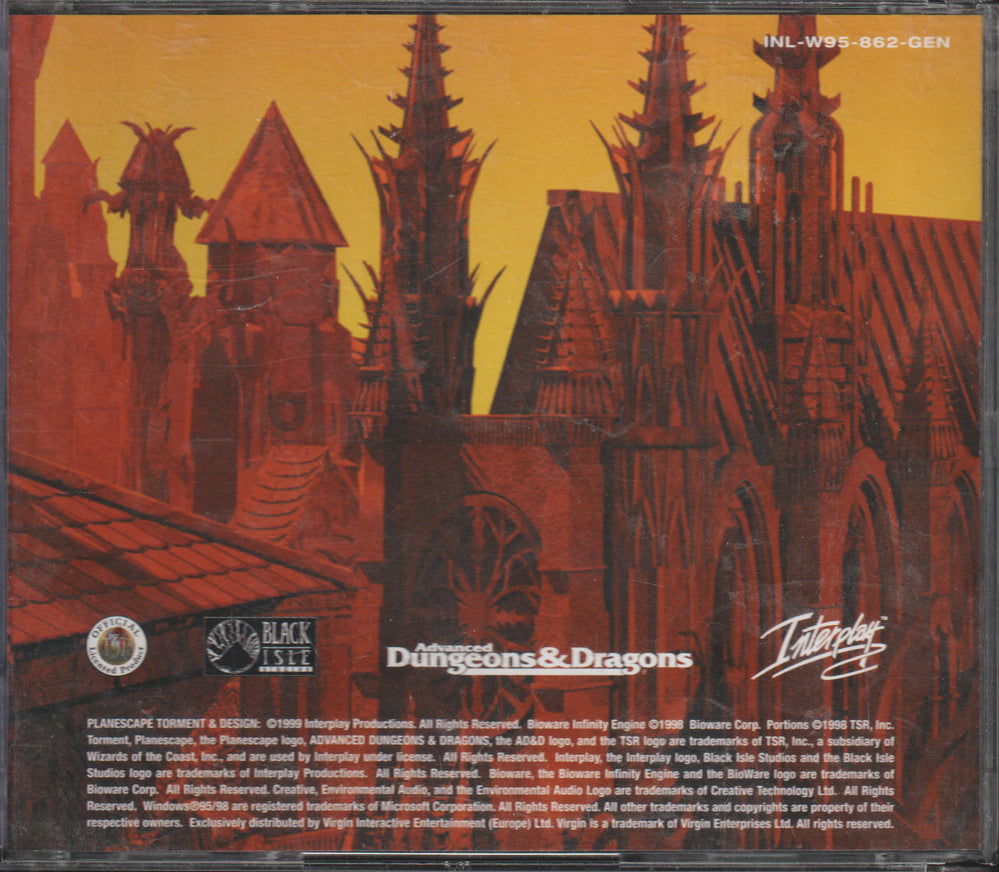 Planescape: Torment. PC-spill.