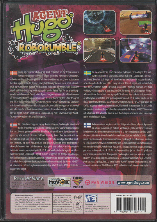 Agent Hugo: Roborumble. PC-spill.