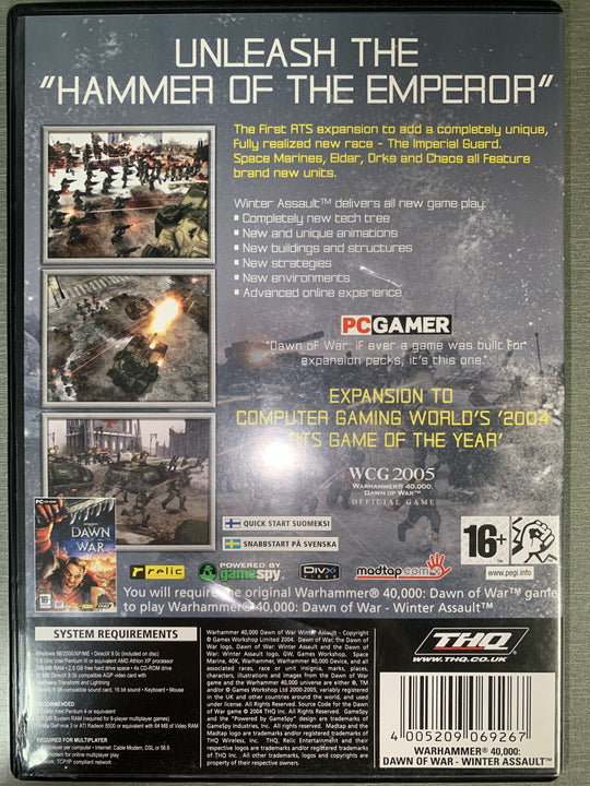 Warhammer 40,000: Dawn of War – Winter Assault. PC-spill.