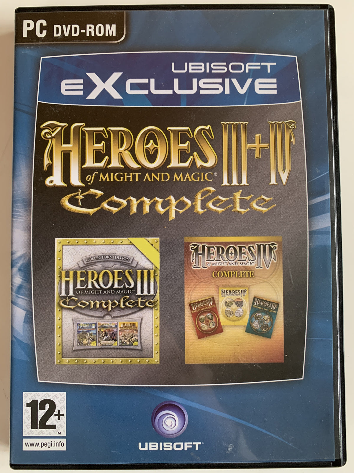 Heroes of Might and Magic III + IV Complete. PC-spill.