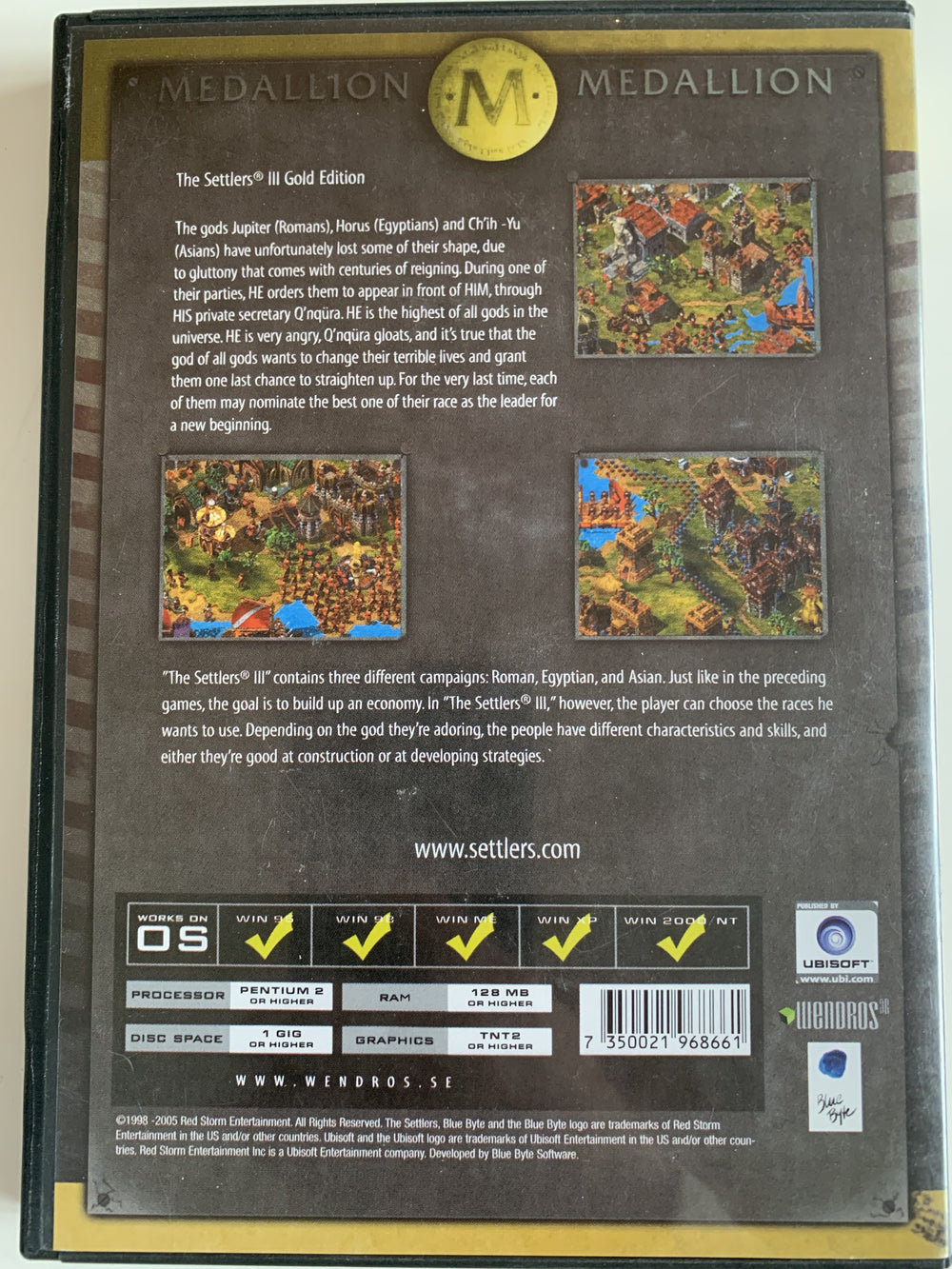 The Settlers III – Gold Edition. PC-spill.
