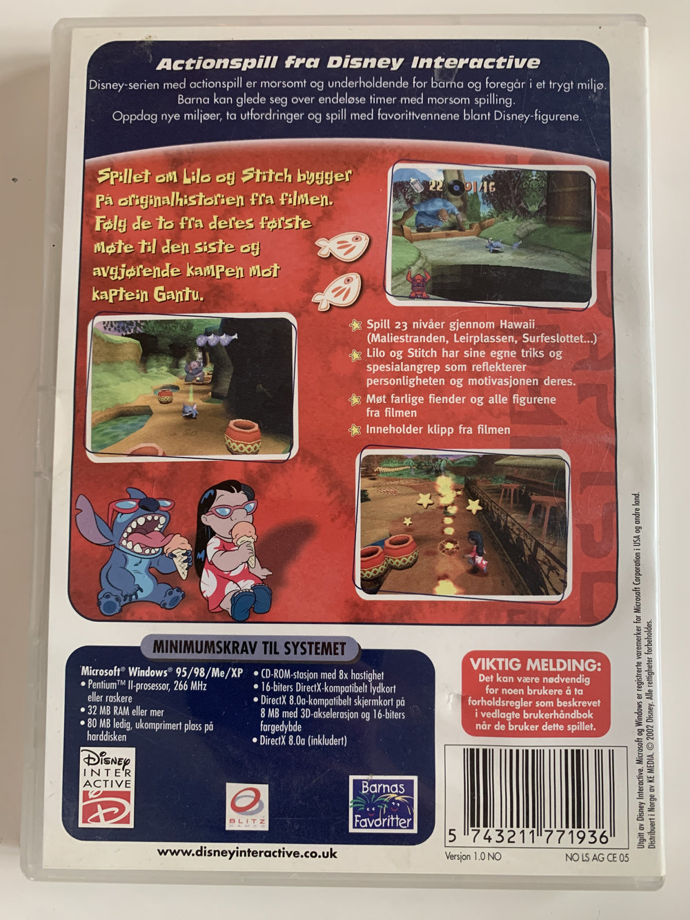 Lilo & Stitch: Hula Baluba! – Disney Classics. PC-spill.
