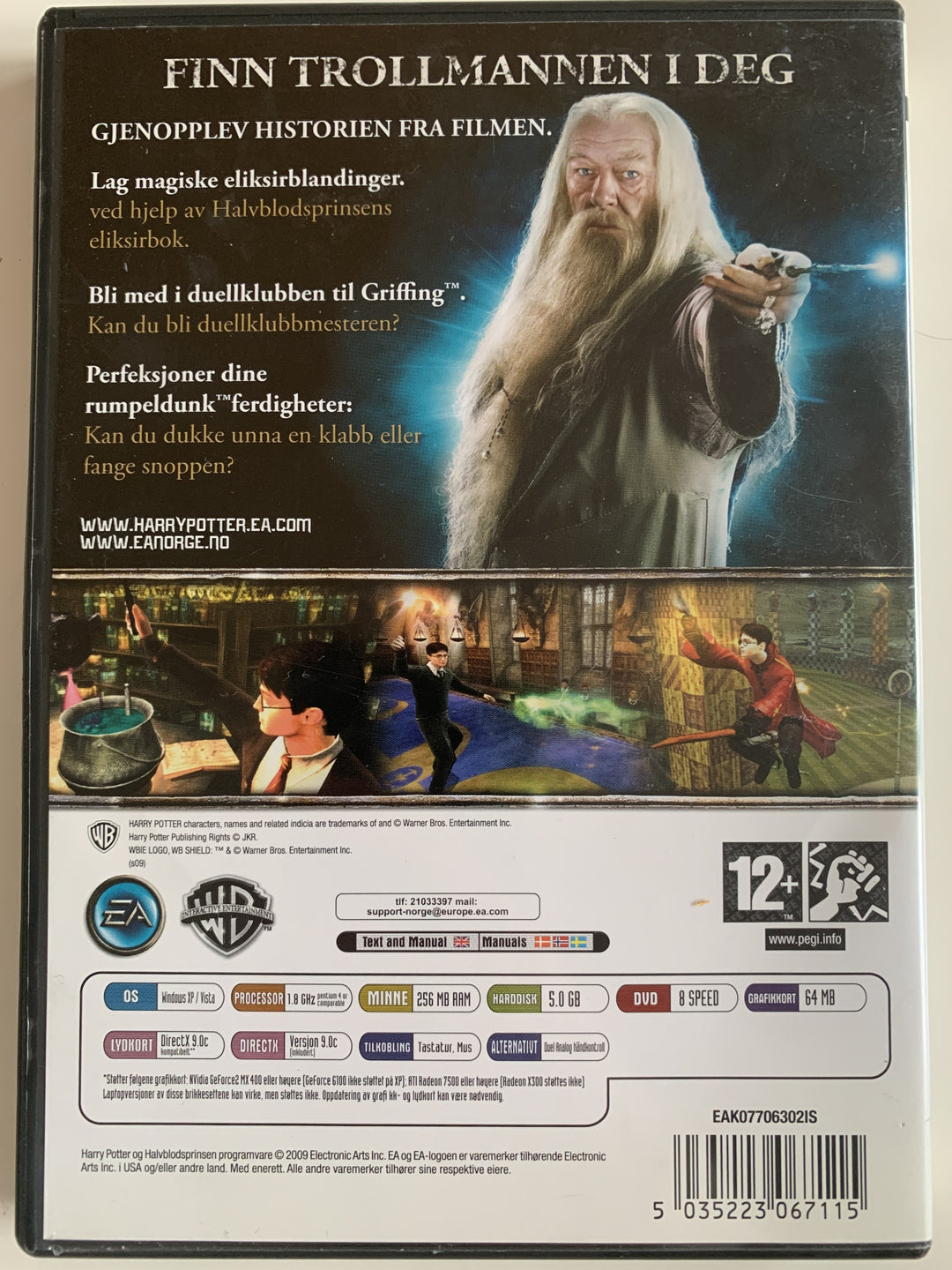 Harry Potter og Halvblodsprinsen. PC-spill.