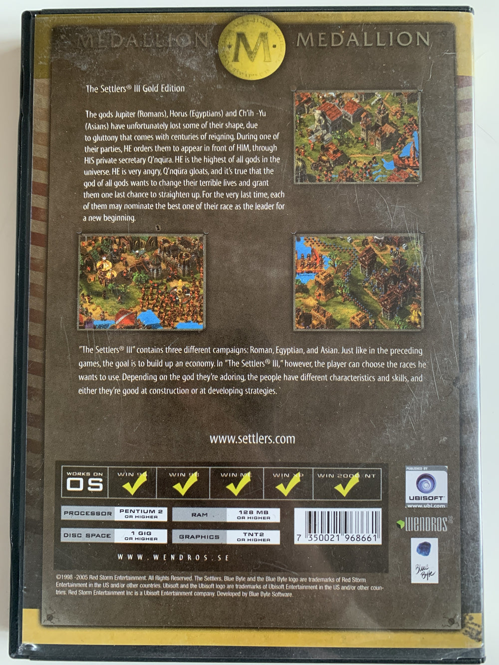 The Settlers III – Gold Edition. PC-spill.