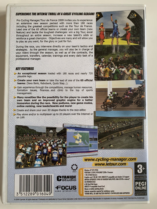 Pro Cycling Manager Season 2009. PC-spill.