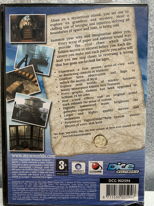 Myst – Masterpiece Edition. PC-spill.