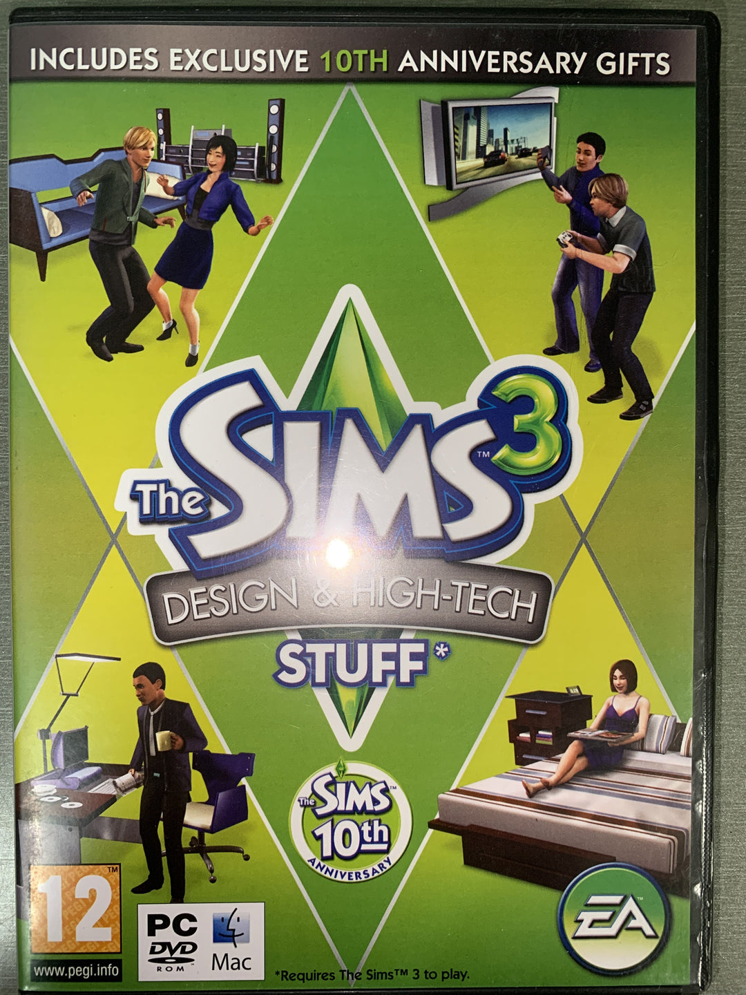 The Sims 3: Design & High-Tech Stuff. PC/Mac-spill.