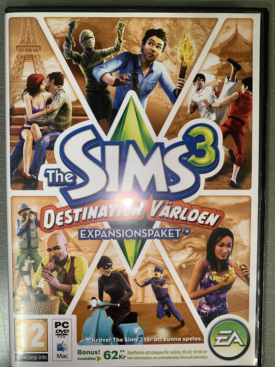 The Sims 3: Destination Världen. PC/Mac-spill.