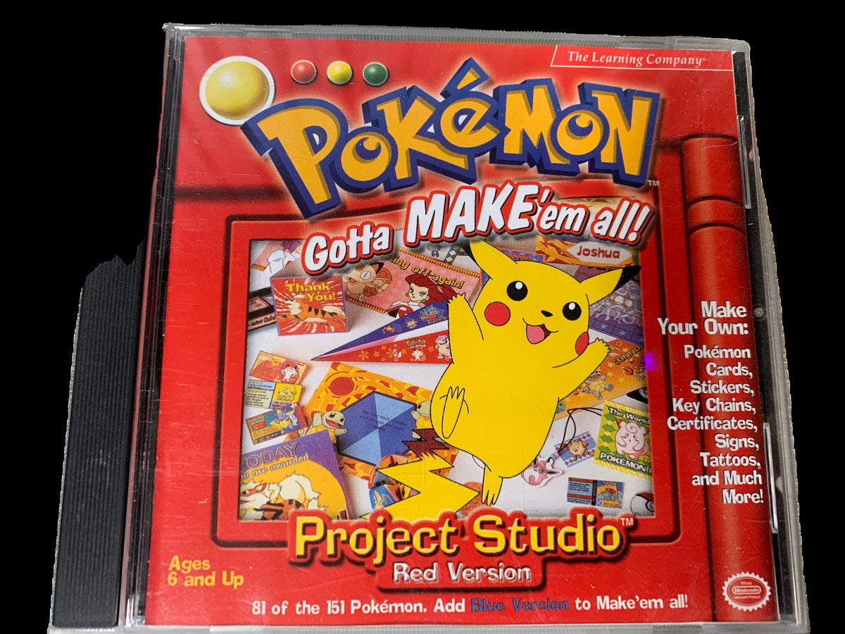 Pokémon Project Studio – Red Version. PC-spill.