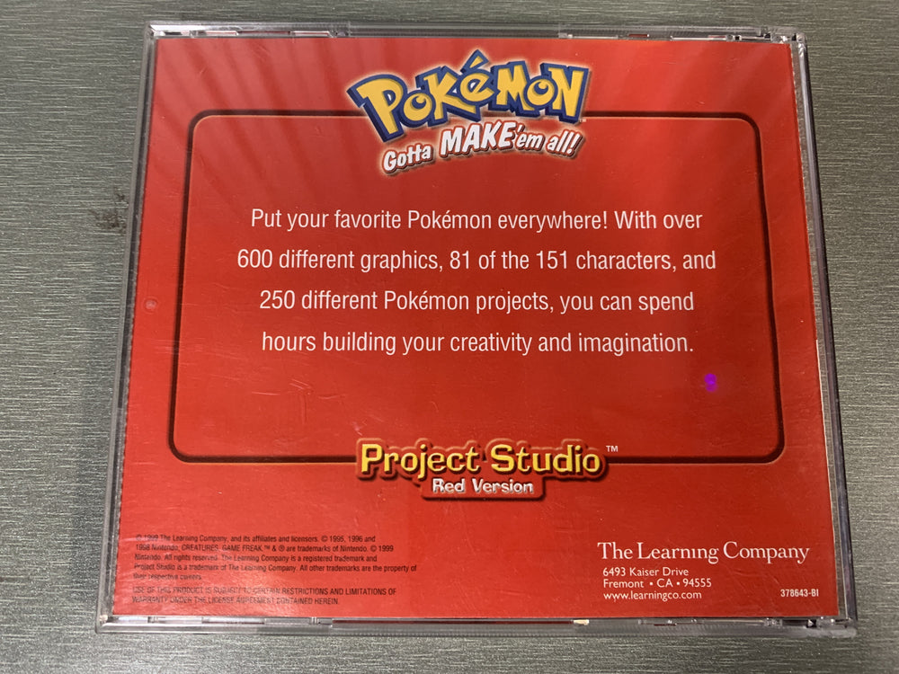Pokémon Project Studio – Red Version. PC-spill.