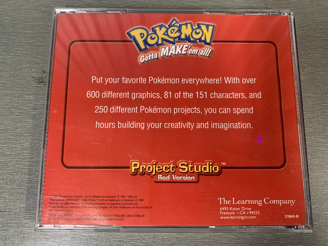 Pokémon Project Studio – Red Version. PC-spill.