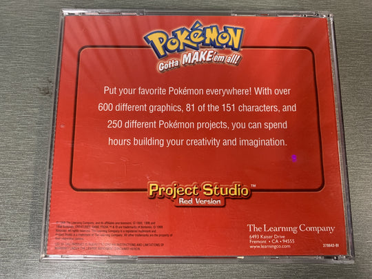 Pokémon Project Studio – Red Version. PC-spill.