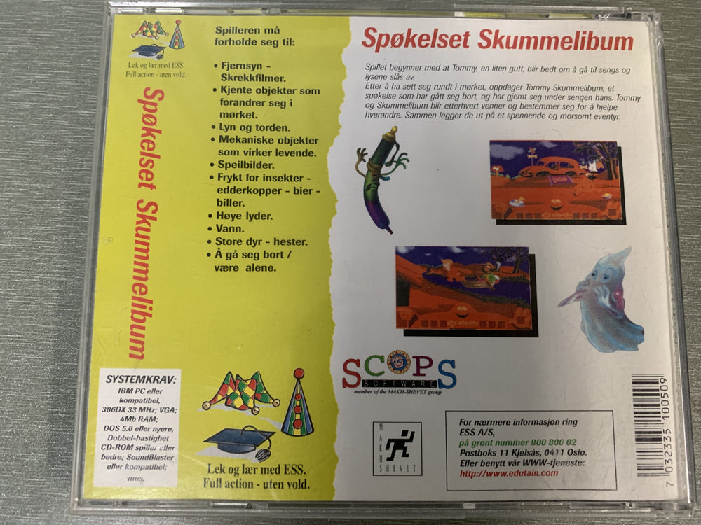 Spøkelset Skummelibum. PC-spill.