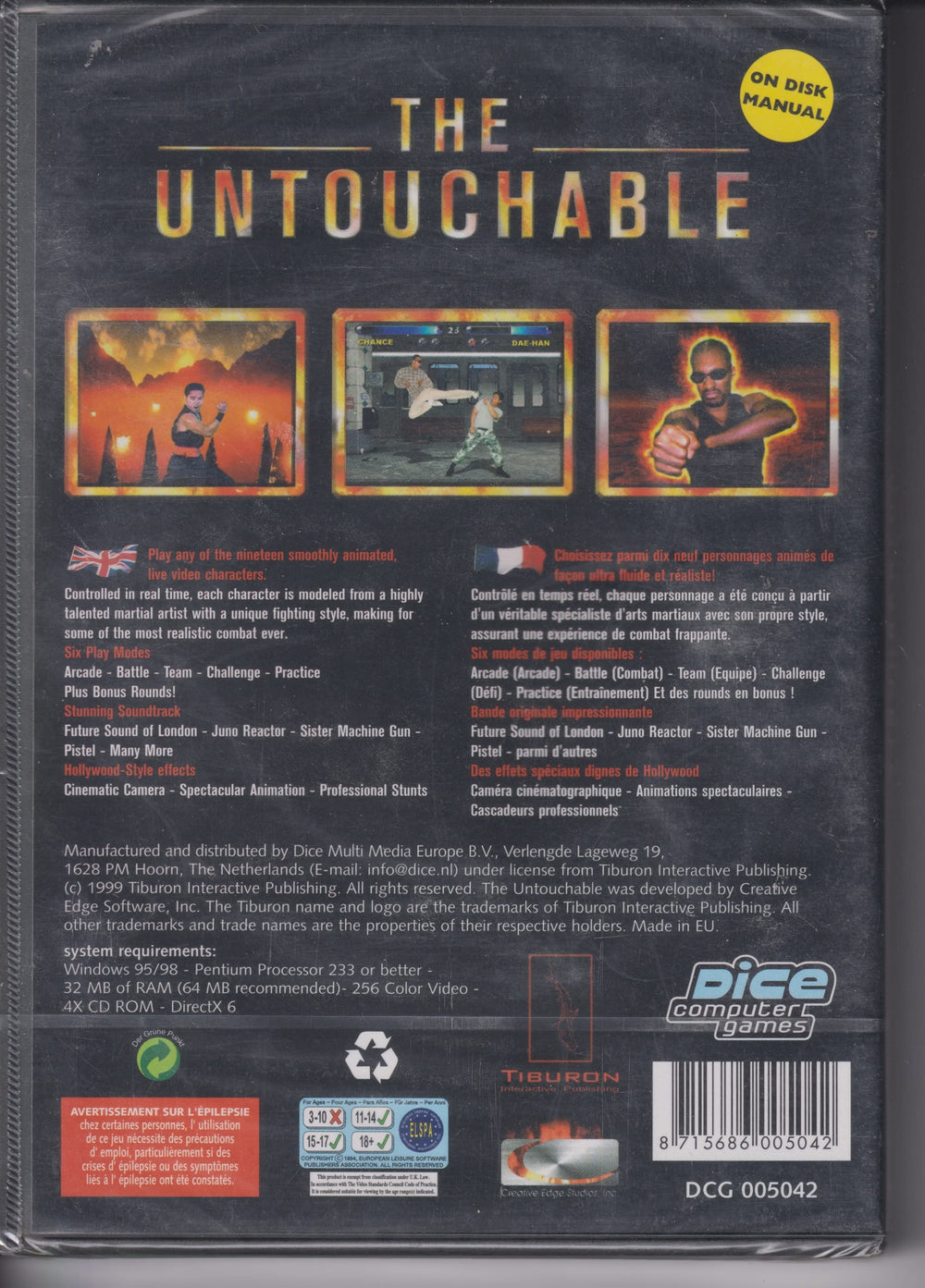 The Untouchable. PC-spill.