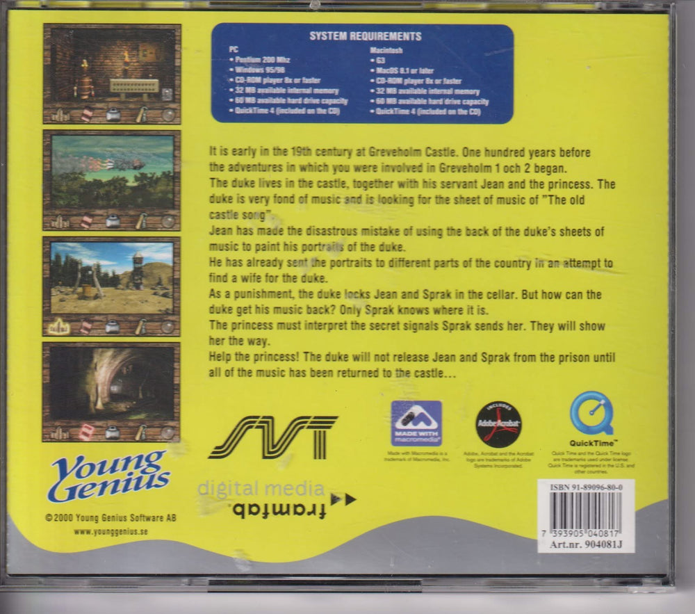 The Mystery at Greveholm 3 – The Old Legend. 2000. PC/Mac-spill.