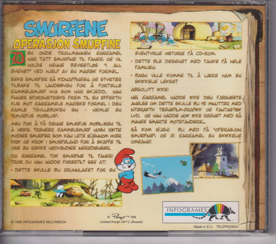 Smurfene – Operasjon Smurfine. 1996. PC-spill.