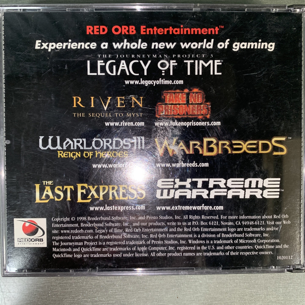 The Journeyman Project 3: Legacy of Time. 1998. PC/Mac-spill.