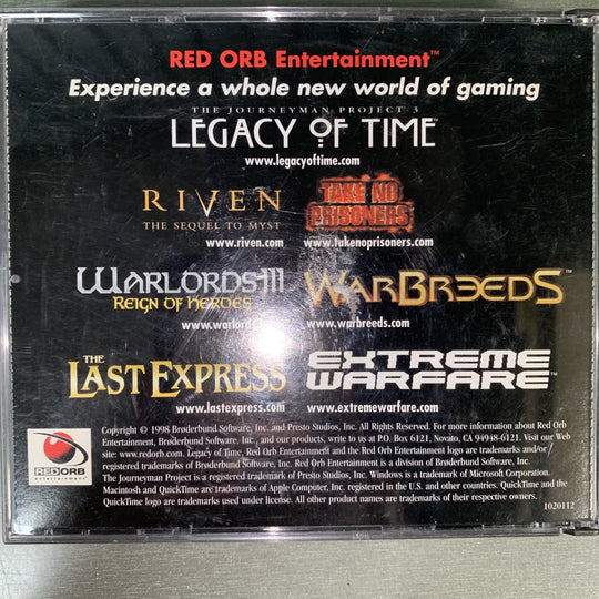 The Journeyman Project 3: Legacy of Time. 1998. PC/Mac-spill.