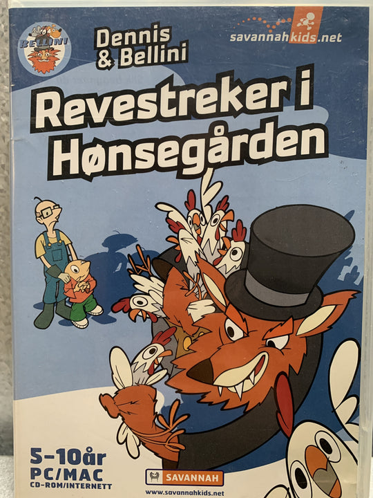 Dennis & Bellini – Revestreker i Hønsegården. PC/Mac-spill.