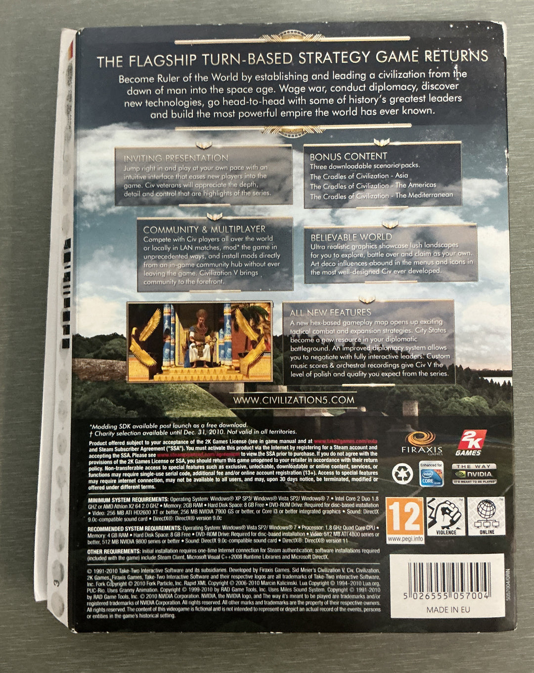 Sid Meier's Civilization V. 2010. PC-spill.