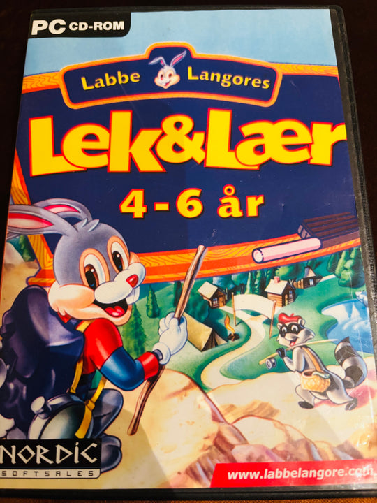 Labbe Langores Lek & Lær 4-6 år. PC.