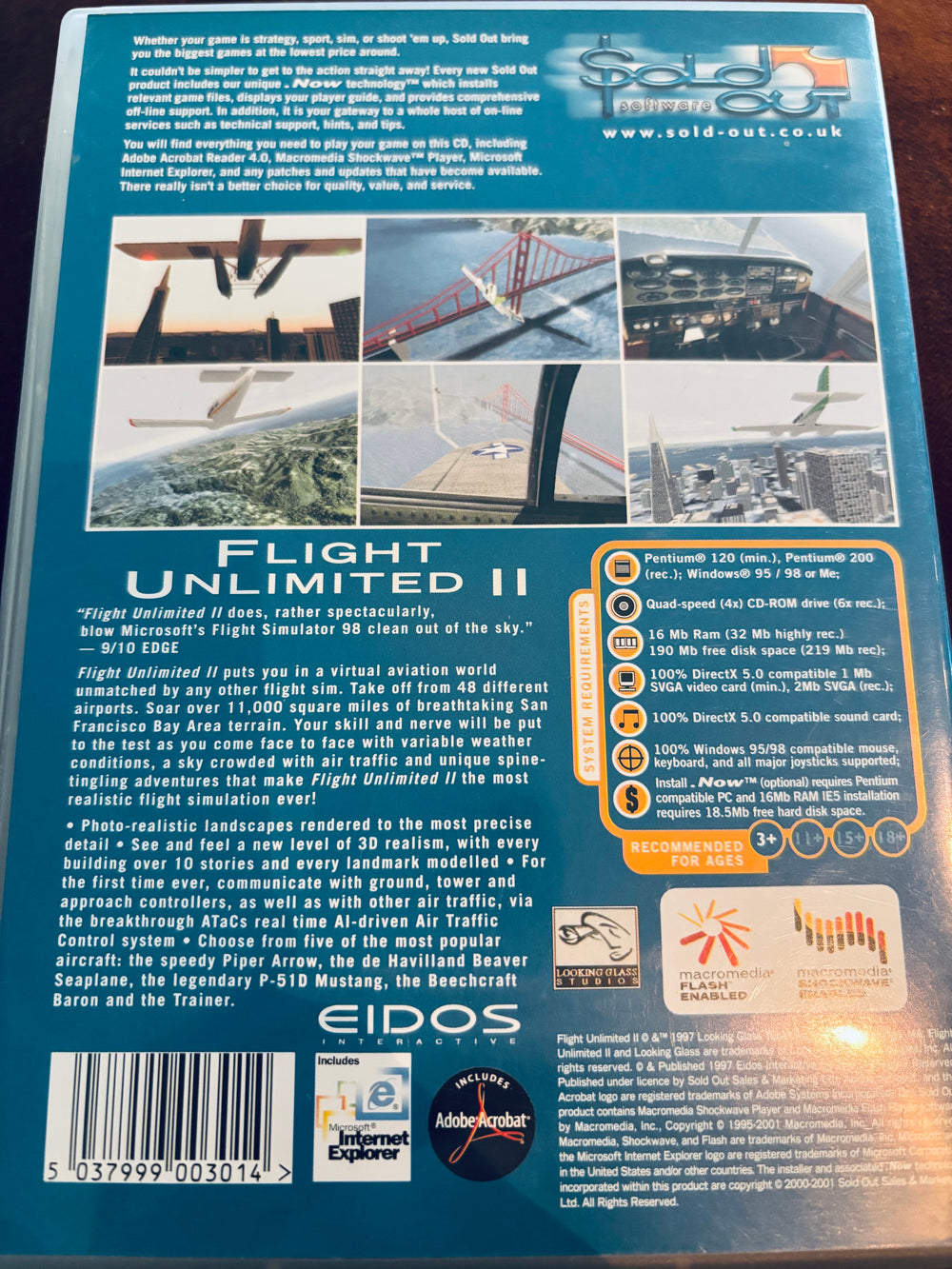 Flight Unlimited II. PC.