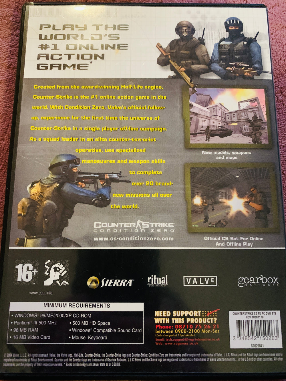 Counter-Strike: Condition Zero. PC.