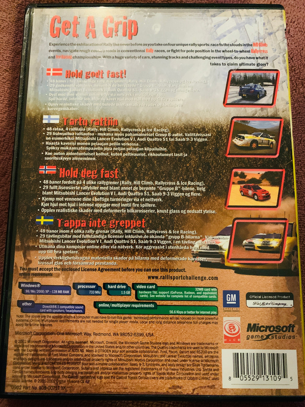 RalliSport Challenge. PC.