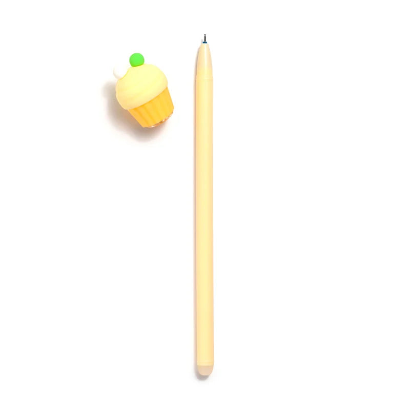 KAWAII - Cupcake  - Head Topper Erasable Gel Pen (Display of 36 pcs)