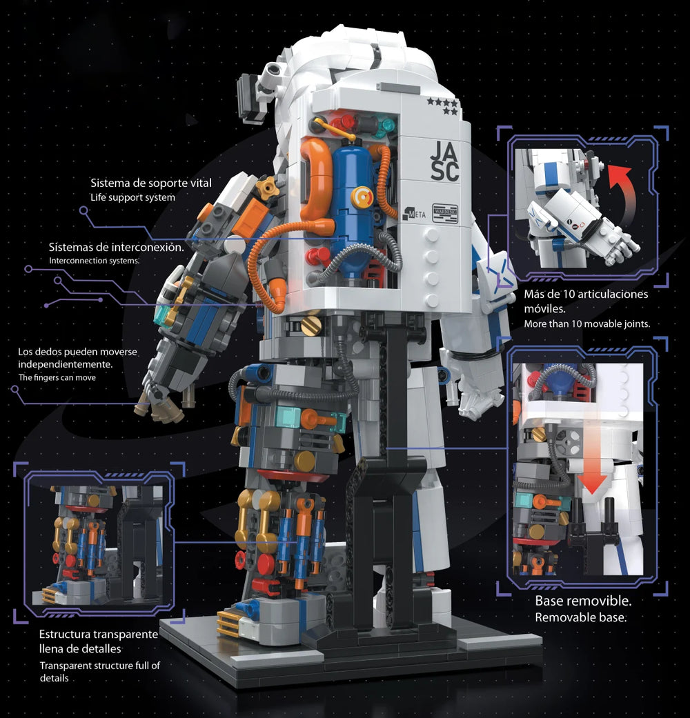POP SERIES - Construction Kit - Astronaut - 900pc