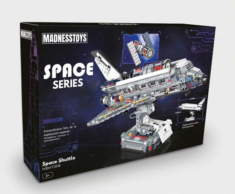 POP SERIES - Construction Kit - Space Shuttle - 950pc