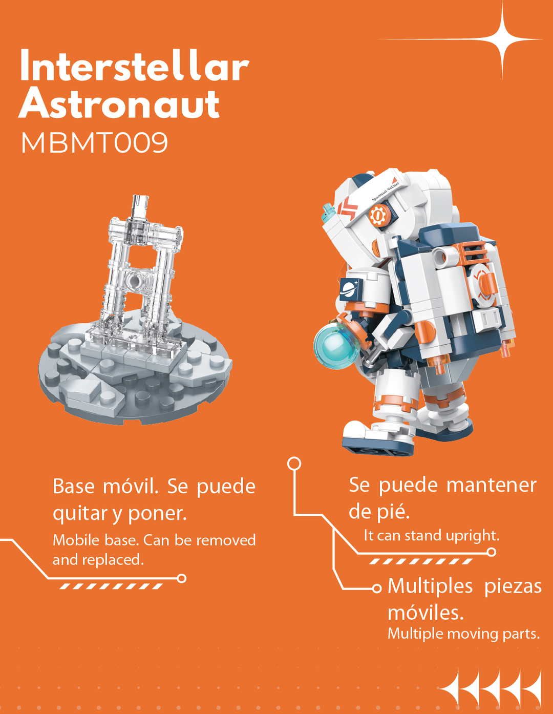 POP SERIES - Construction Kit - Interstellar Astronaut - 302pc