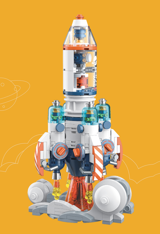POP SERIES - Construction Kit - Space Exploration Rocket - 294pc