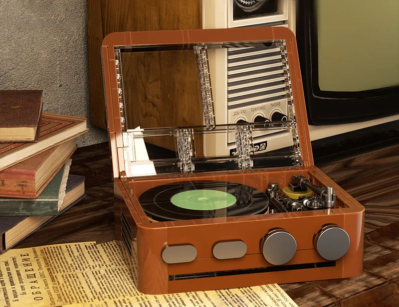 POP SERIES - Construction Kit - Vinyl Record Player - 217pc