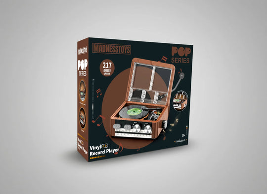 POP SERIES - Construction Kit - Vinyl Record Player - 217pc