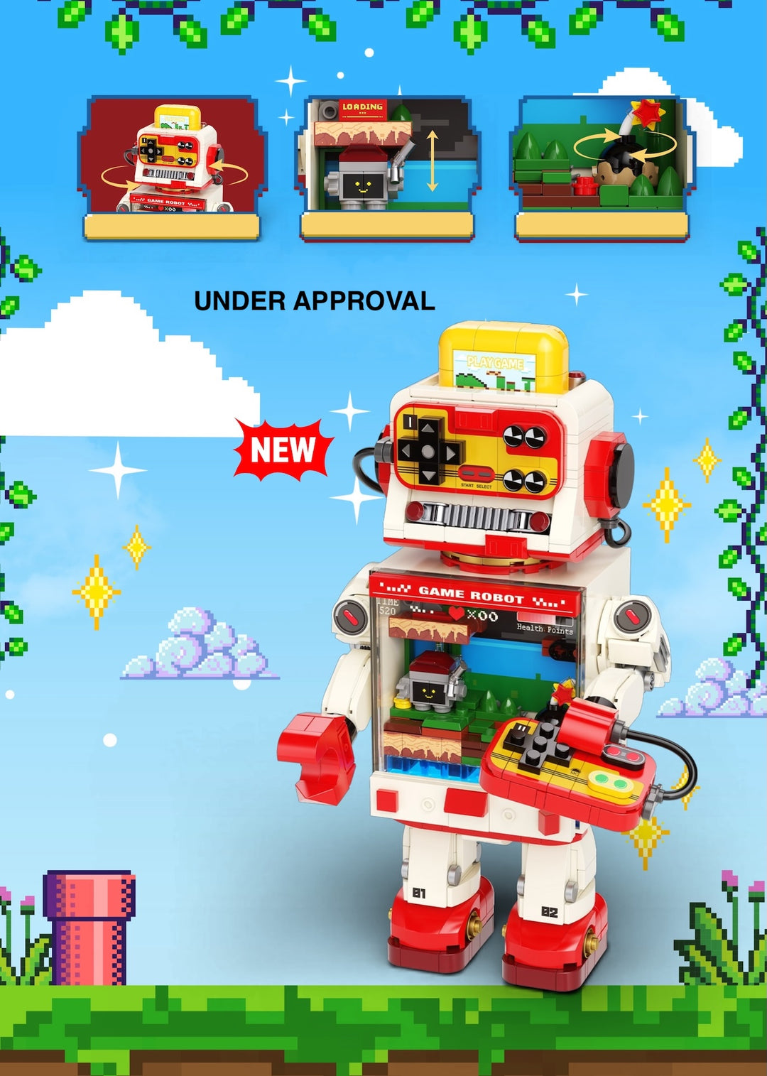 POP SERIES - Construction Kit - Game Robot - xxpc