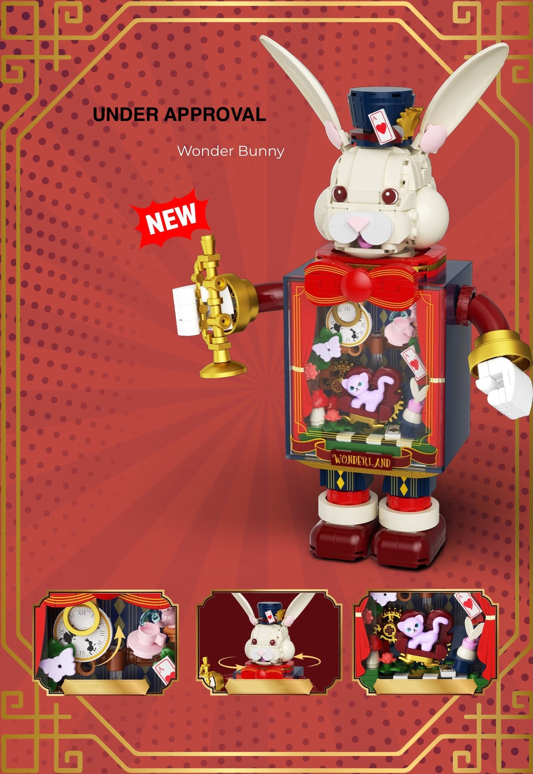 POP SERIES - Construction Kit - Wonder Bunny - 500pc