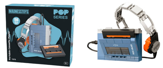 POP SERIES - Construction Kit - 1979 Walkman Cassette Player - 156pc