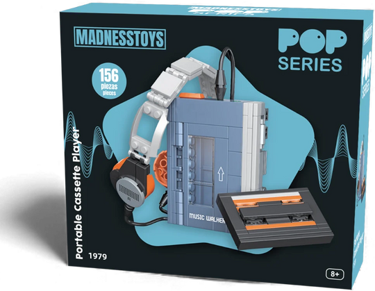 POP SERIES - Construction Kit - 1979 Walkman Cassette Player - 156pc