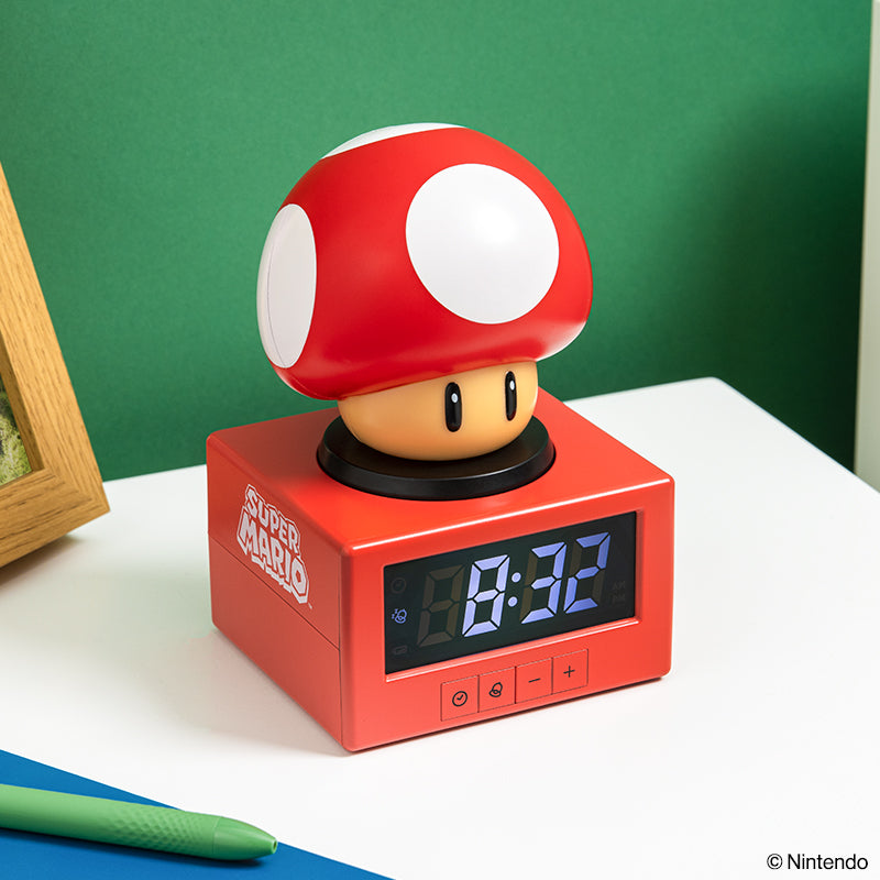 SUPER MARIO - Mushroom - Icon Lamp Alarm Clock 4,7inch