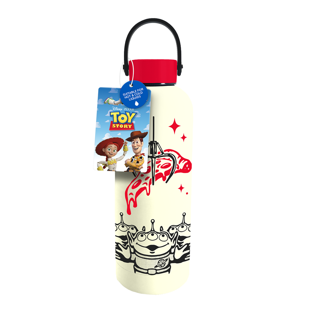 TOY STORY - Pizza Planet - Metal Water Bottle with Carry Loop - 500ml